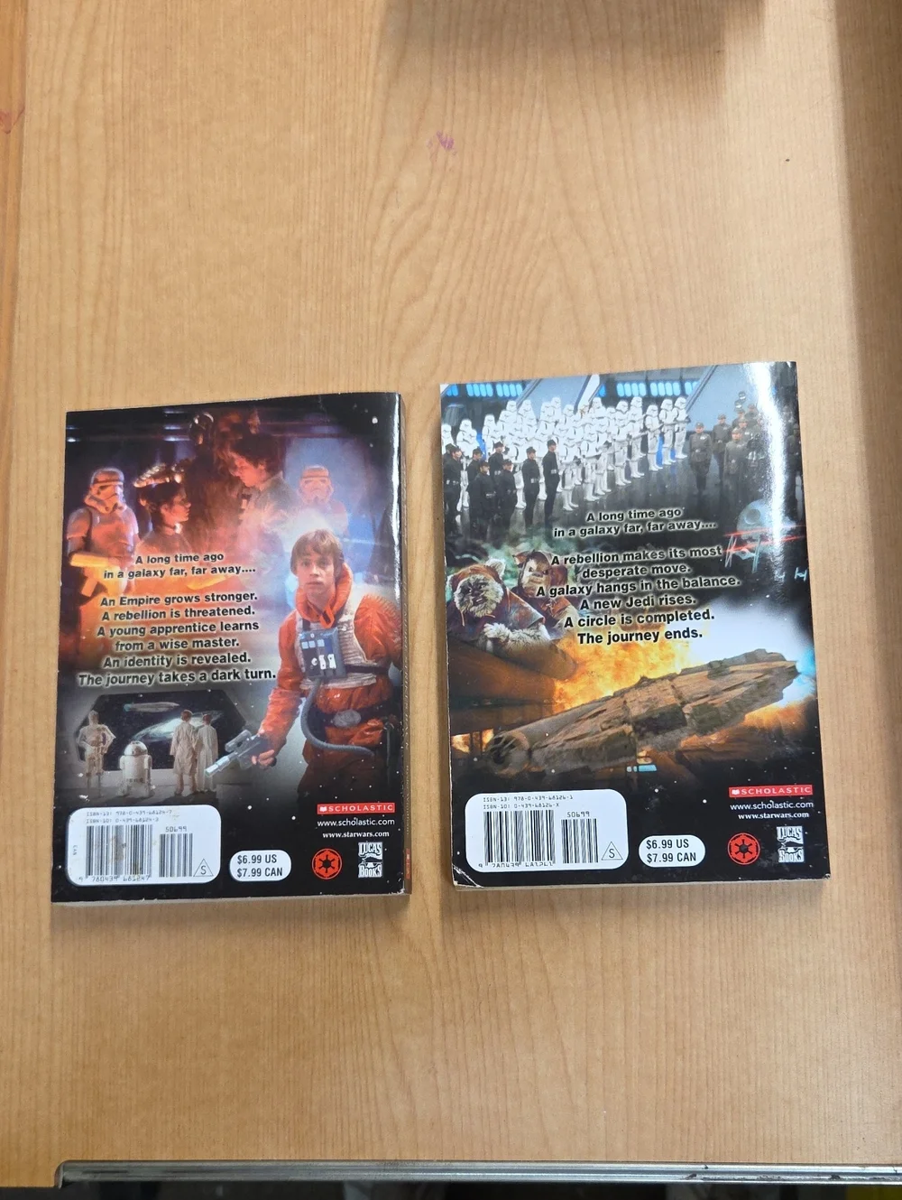 Star Wars: Book Lot Set Episodes‎ 1-6 SCHOLASTIC